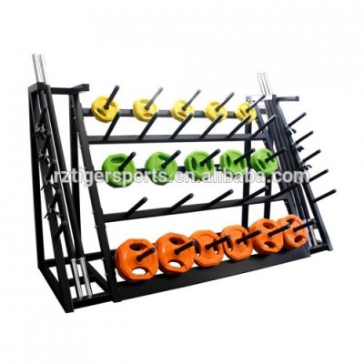 Gym storage equipment body pump barbell set storage rack