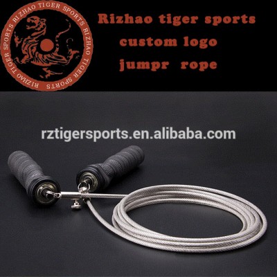 Anti-slip handle adjustable Ball Bearing crossfit speed cable jump rope