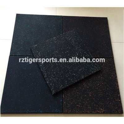 Tiger Sports colorful rubber flooring for gym rubber mat