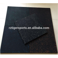 Tiger Sports colorful rubber flooring for gym rubber mat