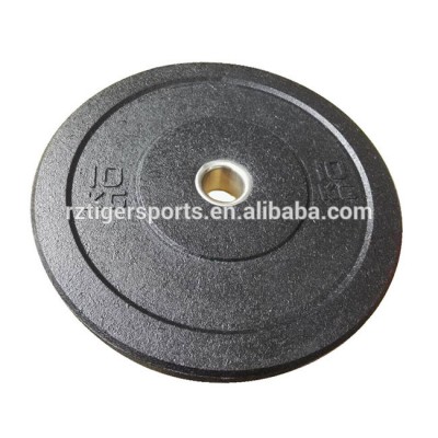 Black Hi-temp rubber bumper weight plate