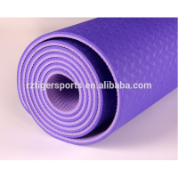 Rizhao Tiger Sports Eco Friendly Type two layer TPE Yoga Mats fitness mat